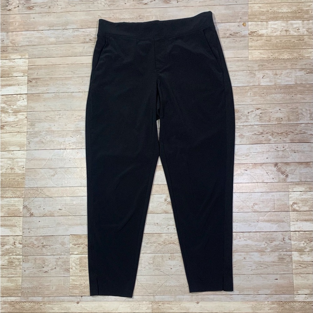 Athleta Brooklyn Ankle Pants Mid Rise Pull On Black Size 2p Petite Active Travel